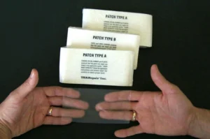 5 3/4” X 3” Die Cut Patches: VINYL REPAIR